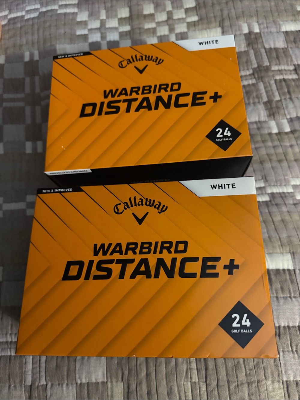 Callaway Warbird Distance+ Orange Golf Ball Boxes 2 boxes 48 balls